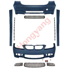 Car Modified Body Kit Exhaust Pipe Rear Diffuser for BMW 3Series E90 Modified to M3 2009-2012 All Mesh Style