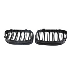 New Model Front Grille for BMW 3 Series E90 2008-2011 Chrome Black Double Slat