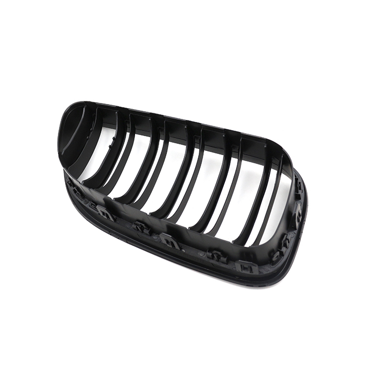 Car Body Parts Easy Installation Auto Front Bumper Grille for BMW 6 Series F12 F06 Double Slat Matte Black Replacement
