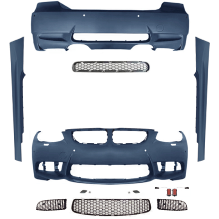 Car Body Kit Rear Bumper Front Bumper for BMW 3Series E92 Modified to M3 2010-2013 All Mesh Style