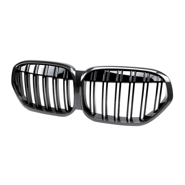 Black Colour Double Slat Car Bumper Grille Fit for BMW X1 Series F49 2016  Mesh Front Grille