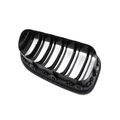 Auto Parts and Accessories Double Slat Gloss/Matte Black Carbon Look Car Front Grille for BMW 6 Series F12 F06  12-16