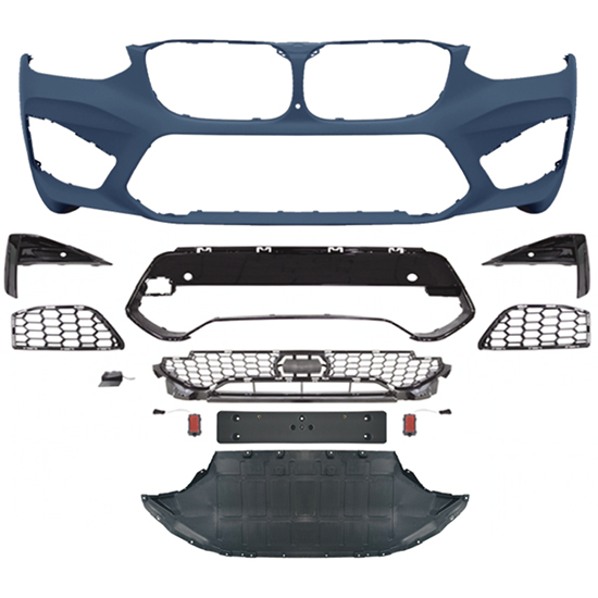 Car Auto Spare Parts Front Bumper Assy Front Lip Bodykit for BMW X3 Series G01 G08 Modified to X3M 2018-2021,www.hongyangcorp.com,Car Auto Spare Parts Front Bumper Assy Front Lip Bodykit for BMW X3 Series G01 G08 Modified to X3M 2018-2021