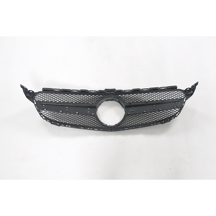 Factory Price Auto Parts AMG Black/Silver Car Mesh Front Bumper Grille for Mercedes Benz C Class W205 2015-2018,www.hongyangcorp.com,Factory Price Auto Parts AMG Black/Silver Car Mesh Front Bumper Grille for Mercedes Benz C Class W205 2015-2018