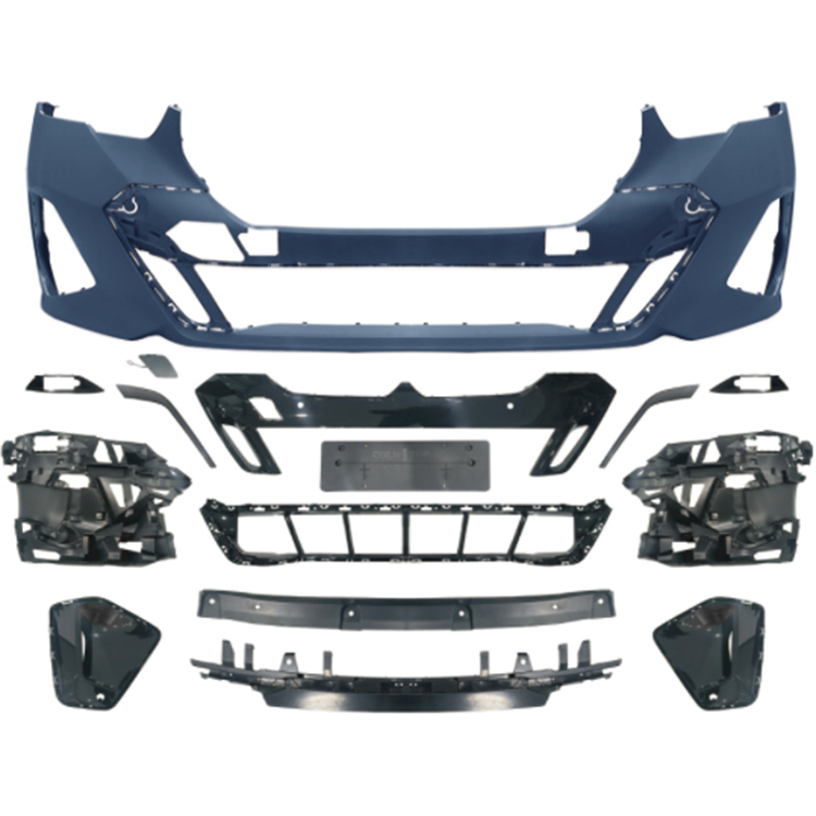 Auto Spare Parts Car Front Bumper Assy Grille Front Lip Spoiler Bodykit for BMW 5Series G60 G68 Modified to M-Tech 2024