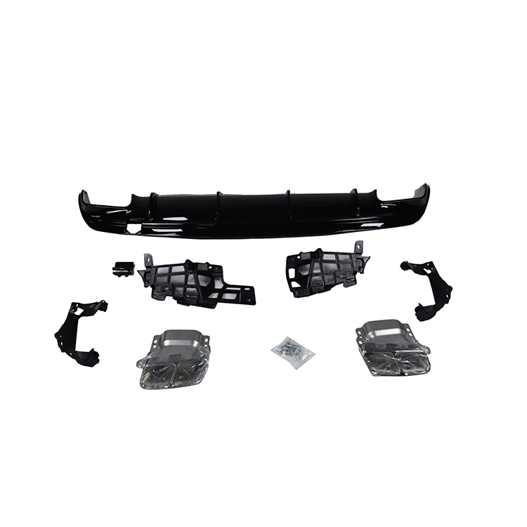 Hot Selling Rear Diffuser Tail Pipe for Benz CLA W117 Accessories 2013-2019 W117 AMG45 Car Parts,www.hongyangcorp.com,Hot Selling Rear Diffuser Tail Pipe for Benz CLA W117 Accessories 2013-2019 W117 AMG45 Car Parts