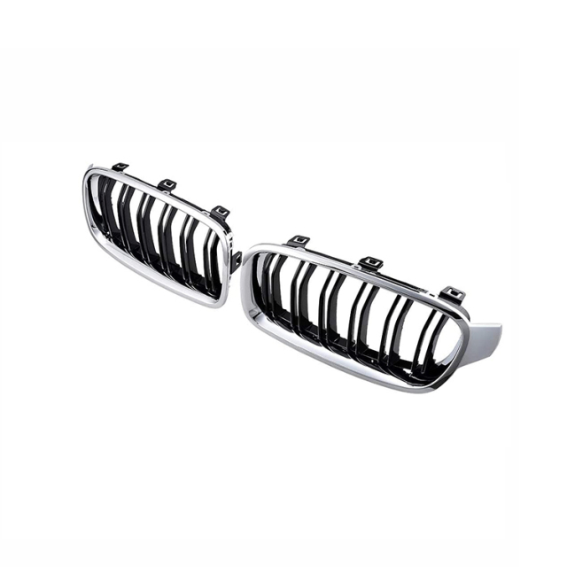 New Model Grill Chrome Black Line Chrome Frame Car Front Bumper Grille for BMW 3 Series F30/F35 2012-IN