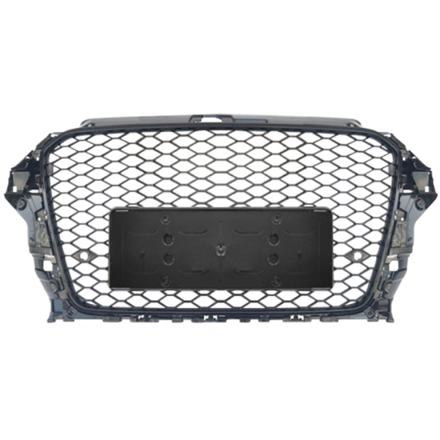 Car Auto Spare Parts Bodykit No Logo Grille for Audi A3-(2014-2016) Upgrade to RS3-(2014-2016) Style/Black 2014 2015 2016,www.hongyangcorp.com,Car Auto Spare Parts Bodykit No Logo Grille for Audi A3-(2014-2016) Upgrade to RS3-(2014-2016) Style/Black 2014 2015 2016