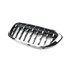 Automotive Vehicle Parts Diamond All Silver Inserts Guard Front Bumper Grille Car Grille for BMW 5 Series G30 G38 2018-2020