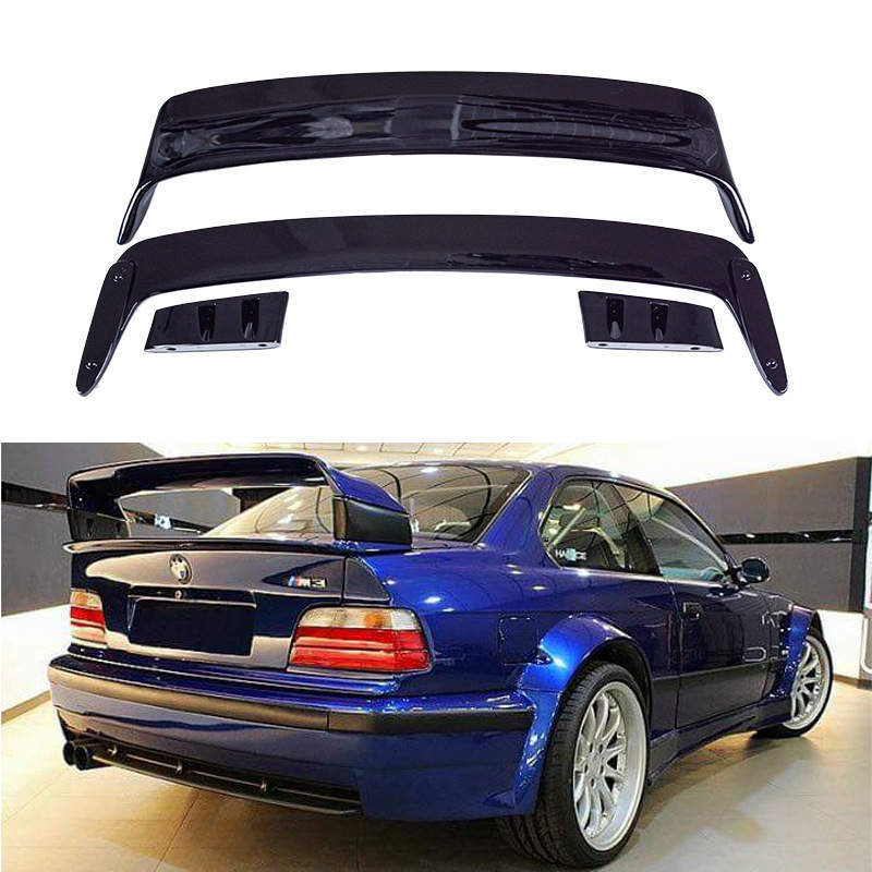 Car Body Kit Gloss Black Rear Roof Wing Spoiler for BMW 3 Series E36  Auto Accessories