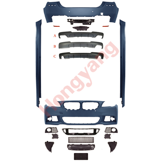 Auto Spare Parts Car Front Bumper Front Lip Bodykit for BMW 5Series F10 F18  Modified to M-Tech 2011-2014