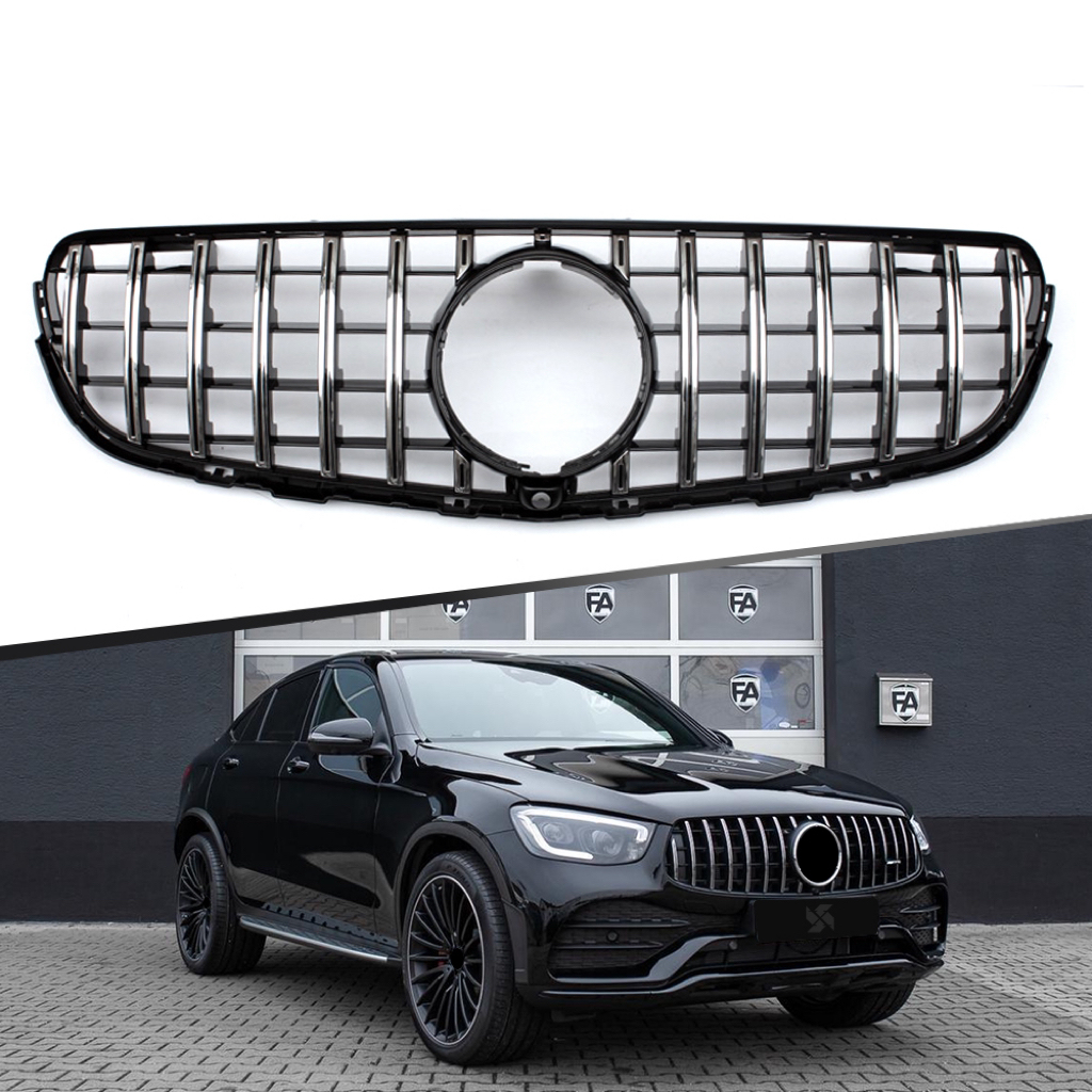 Vehicle Spare Parts Car Front Bumper Grille for Mercedes Benz Class GLC X253 GTR/Diamond Ordinary Style 2015-2019,www.hongyangcorp.com,Vehicle Spare Parts Car Front Bumper Grille for Mercedes Benz Class GLC X253 GTR/Diamond Ordinary Style 2015-2019