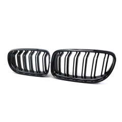 High Quality Car Parts Double Slat Style Carbon Look Car Grill for BMW 3 Series E90 2008-2011