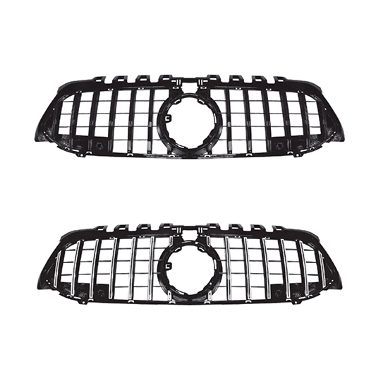 Car Body Kits Front  Bumper Grille for Mercedes Benz Class a W177  Upgrade to GT-R 2019-2022 Gloss Black/Carbon Look,www.hongyangcorp.com,Car Body Kits Front  Bumper Grille for Mercedes Benz Class a W177  Upgrade to GT-R 2019-2022 Gloss Black/Carbon Look