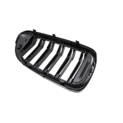 Car Accessories Front Grille for BMW 6 Series G32 GT 2017-IN Single/Double Slat Gloss/Matte Black/Carbon Look