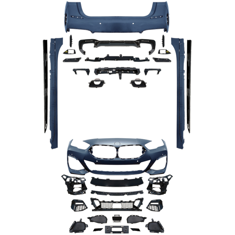 Vehicle Spare Parts Car Front Bumper Assy Grille Rear Diffuser Bodykit for BMW 2 Series F44 Modified to M-Tech 2020-2023
