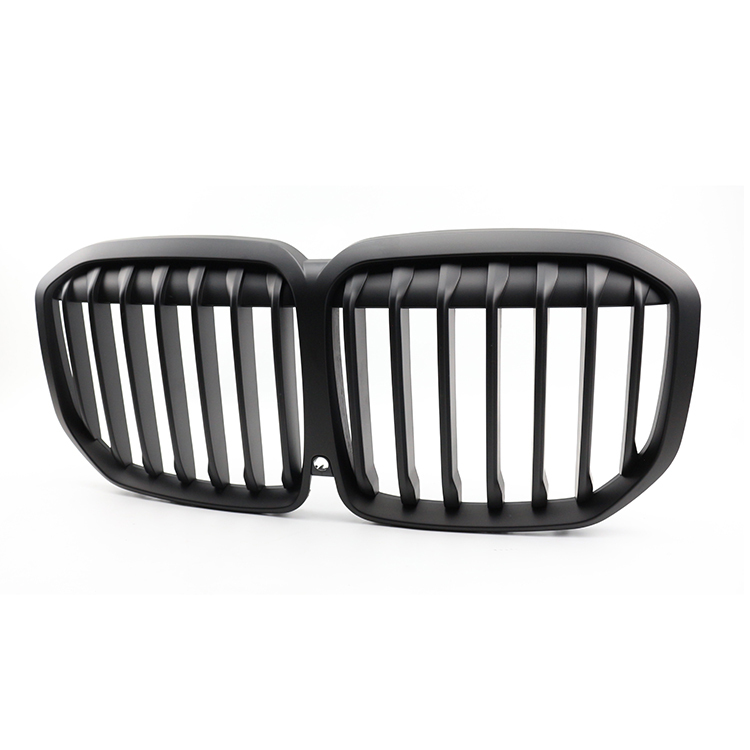 Automotive Gloss Black Single Slat Front Bumper Mesh Guard Grille Car Front Grille for BMW Series X7 G07 2019,www.hongyangcorp.com,Automotive Gloss Black Single Slat Front Bumper Mesh Guard Grille Car Front Grille for BMW Series X7 G07 2019