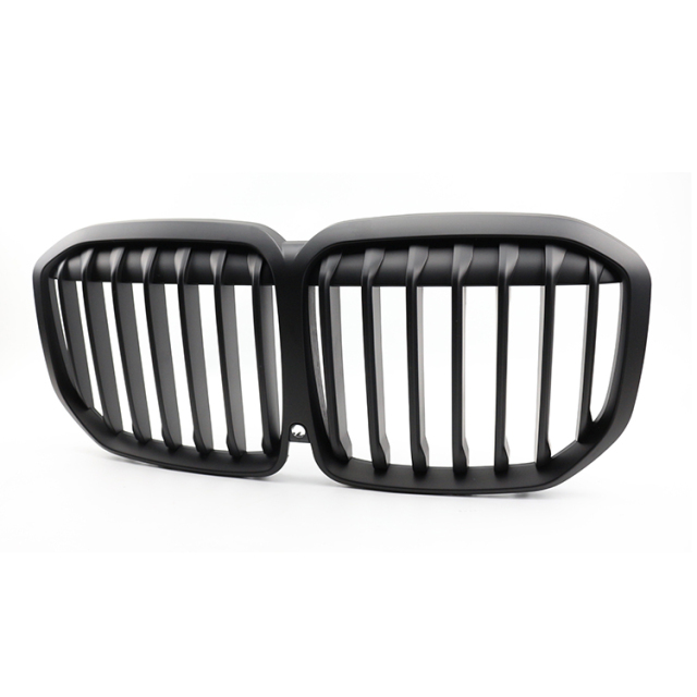Automotive Gloss Black Single Slat Front Bumper Mesh Guard Grille Car Front Grille for BMW Series X7 G07 2019,www.hongyangcorp.com,Automotive Gloss Black Single Slat Front Bumper Mesh Guard Grille Car Front Grille for BMW Series X7 G07 2019