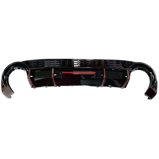 Car Auto Spare Parts Bodykit Rear Diffuser for Audi A3 Upgrade to RS3 2021 2022 2023 2024 Use for Hatchback Car/With Lamp,www.hongyangcorp.com,Car Auto Spare Parts Bodykit Rear Diffuser for Audi A3 Upgrade to RS3 2021 2022 2023 2024 Use for Hatchback Car/With Lamp