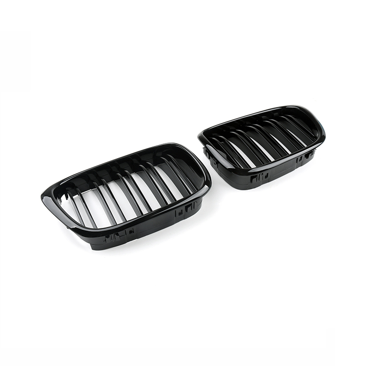 Factory Directly Replacement Car Accessories Front Bumper Grille for BMW 5 Series E39 Double Slat Gloss Black