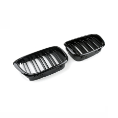 Factory Directly Replacement Car Accessories Front Bumper Grille for BMW 5 Series E39 Double Slat Gloss Black
