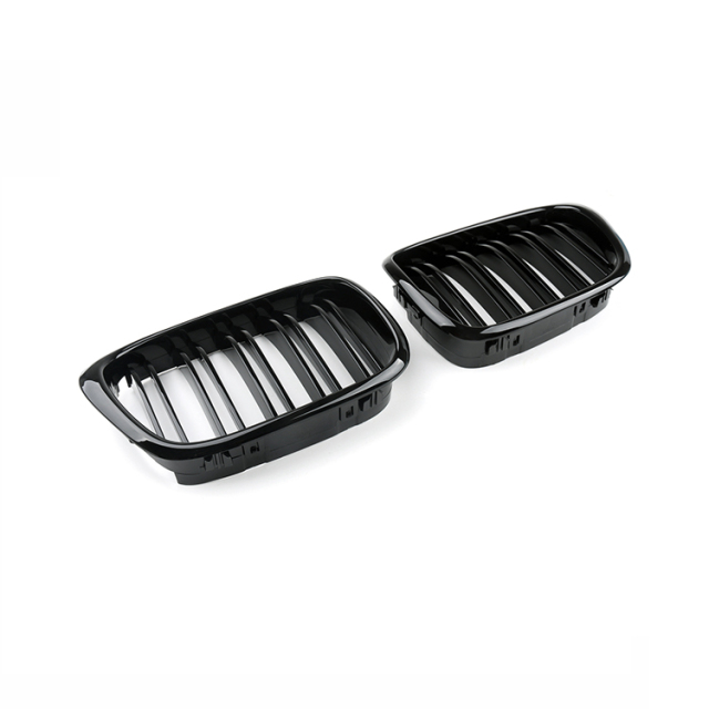 Factory Directly Replacement Car Accessories Front Bumper Grille for BMW 5 Series E39 Double Slat Gloss Black