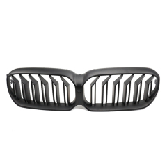 China Matte Black Dual Slat Decorative Front Bumper Mesh Radiator Grille Car Front Grille Fit for BMW Series 5 G30 2020,www.hongyangcorp.com,China Matte Black Dual Slat Decorative Front Bumper Mesh Radiator Grille Car Front Grille Fit for BMW Series 5 G30 2020
