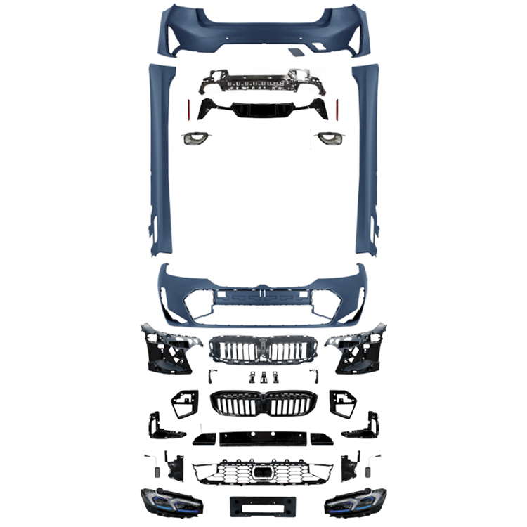 Auto Parts Car Front Bumper Grille Front Lip Bodykit for BMW 3 Series G20 G28 2019-2022 Upgrade to M-Tech 2023+ Old to New