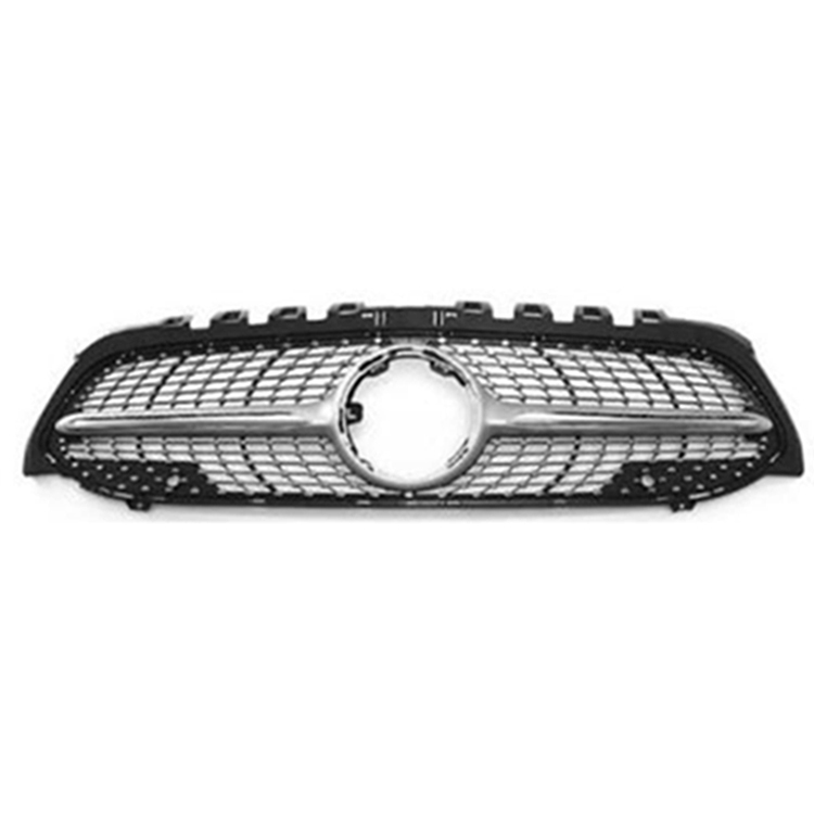 Spare Parts Diamond Style Black Insert Car Camera Hole Front Bumper Grille for Mercedes Benz Class a W177 2019,www.hongyangcorp.com,Spare Parts Diamond Style Black Insert Car Camera Hole Front Bumper Grille for Mercedes Benz Class a W177 2019