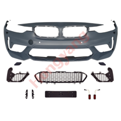 Car BodyKit Front Bumper Assy for BMW 3Series F30 F35 Modified to M3CS  2013-2018