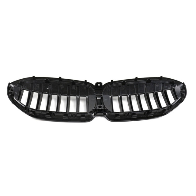 Automotive Matte Black Single Slat Painted Front Bumper Mesh Grille Car Front Grille Fit for BMW Series 3 G20 2018,www.hongyangcorp.com,Automotive Matte Black Single Slat Painted Front Bumper Mesh Grille Car Front Grille Fit for BMW Series 3 G20 2018