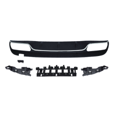 Auto Parts Car Rear Bumper Rear Diffuser for Mercedes Benz Class C W205 Upgrade to C63 2015-2018 Rear Diffuser Silver/Black,www.hongyangcorp.com,Auto Parts Car Rear Bumper Rear Diffuser for Mercedes Benz Class C W205 Upgrade to C63 2015-2018 Rear Diffuser Silver/Black