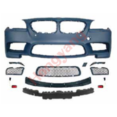 Auto Spare Parts Car Front Bumper Assy Bodykit for BMW 5Series F10 F18  Modified to M-Tech 2011-2017 All Mesh Style