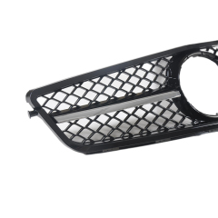Car Detailing Shop Accessories AMG Gloss Black Car Front Bumper Grilles for Mercedes Benz Class C W204 C63 2008-2011,www.hongyangcorp.com,Car Detailing Shop Accessories AMG Gloss Black Car Front Bumper Grilles for Mercedes Benz Class C W204 C63 2008-2011