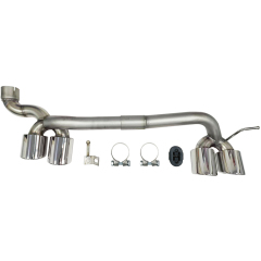 Car Rear Bumper Exhaust Pipe for BMW 3Series E90 Upgrade to M4 2005-2012  Carbon Fiber&Stainless Steel for Single Interface,www.hongyangcorp.com,Car Rear Bumper Exhaust Pipe for BMW 3Series E90 Upgrade to M4 2005-2012  Carbon Fiber&Stainless Steel for Single Interface