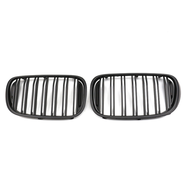 Double Slat Matte Black