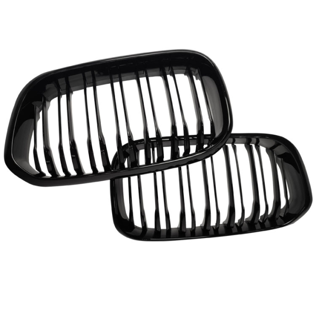 Upgrade F20 Dual Line Matt Black Car Grill for BMW 1Series 2015-2017