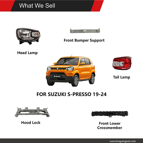 Car Bodykit Rear Bumper Left and Right Rear Tail Lamp for Suzuki S-Presso 2019-2024 OE:35750M62S00 / 35650M62S00,www.hongyangcorp.com,Car Bodykit Rear Bumper Left and Right Rear Tail Lamp for Suzuki S-Presso 2019-2024 OE:35750M62S00 / 35650M62S00