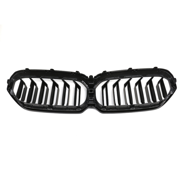 China Matte Black Dual Slat Decorative Front Bumper Mesh Radiator Grille Car Front Grille Fit for BMW Series 5 G30 2020,www.hongyangcorp.com,China Matte Black Dual Slat Decorative Front Bumper Mesh Radiator Grille Car Front Grille Fit for BMW Series 5 G30 2020