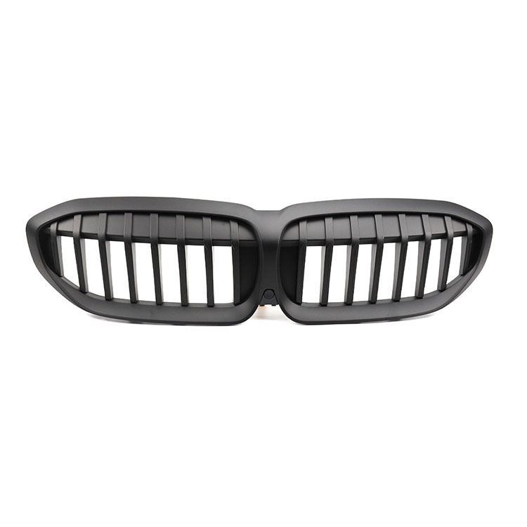 Automotive Matte Black Single Slat Painted Front Bumper Mesh Grille Car Front Grille Fit for BMW Series 3 G20 2018,www.hongyangcorp.com,Automotive Matte Black Single Slat Painted Front Bumper Mesh Grille Car Front Grille Fit for BMW Series 3 G20 2018