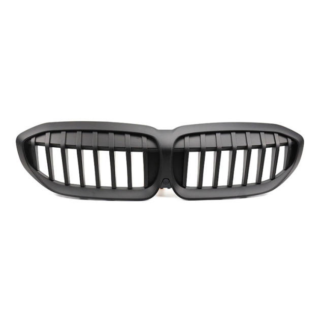 Automotive Matte Black Single Slat Painted Front Bumper Mesh Grille Car Front Grille Fit for BMW Series 3 G20 2018,www.hongyangcorp.com,Automotive Matte Black Single Slat Painted Front Bumper Mesh Grille Car Front Grille Fit for BMW Series 3 G20 2018