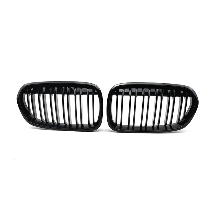 Gloss Car Spare Parts Double Single Slat Gloss Matte Black M Color Carbon Look Front Grille for BMW 1 Series F52 2016-IN MP 2020