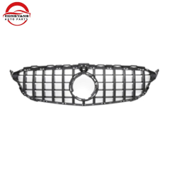 Car Front Bumper Grille for Mercedes-Benz Class C W205 2019-IN GTR Black HIgh Configuration,www.hongyangcorp.com,Car Front Bumper Grille for Mercedes-Benz Class C W205 2019-IN GTR Black HIgh Configuration