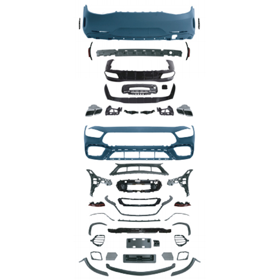 Car Body Kits Rear Diffuser With Exhaust Pipe Front Bumper for Mercedes Benz Class AMG W290 Upgrade to AMG GT63 2020-2023,www.hongyangcorp.com,Car Body Kits Rear Diffuser With Exhaust Pipe Front Bumper for Mercedes Benz Class AMG W290 Upgrade to AMG GT63 2020-2023