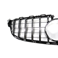 High Configuration Custom GT Style Silver Car Grille for Mercedes Benz C Class W205 C63 2015-IN 2020,www.hongyangcorp.com,High Configuration Custom GT Style Silver Car Grille for Mercedes Benz C Class W205 C63 2015-IN 2020