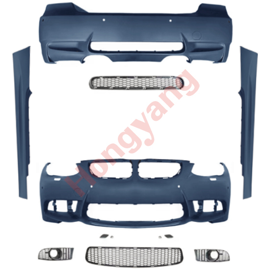 Car Modified Body Kit Rear Diffuser Front Lip for BMW 3Series E92 Modified to M3 2010-2013 With Fog Lamp Hole