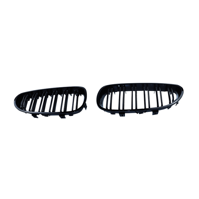 Auto Parts Gloss Black Dual Slat OEM Universal Front Bumper Mesh Grille Car Front Grille Fit for BMW Series 5 E60 2003-2010,www.hongyangcorp.com,Auto Parts Gloss Black Dual Slat OEM Universal Front Bumper Mesh Grille Car Front Grille Fit for BMW Series 5 E60 2003-2010