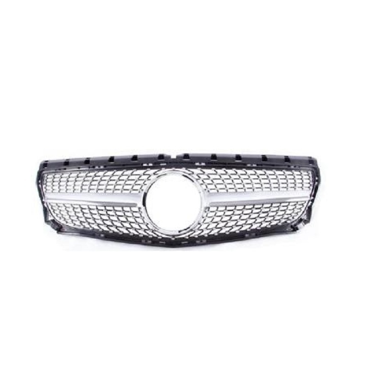 New Decoration Diamond Style Silver Universal Front Bumper Grille Car Grille for Mercedes BENZ Class B W246 2009-2011,www.hongyangcorp.com,New Decoration Diamond Style Silver Universal Front Bumper Grille Car Grille for Mercedes BENZ Class B W246 2009-2011