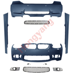 Car Body Kit Front Bumper Car Rear Bumper for BMW 3Series E92 Modified to M3 2006-2009 With Fog Lamp Hole