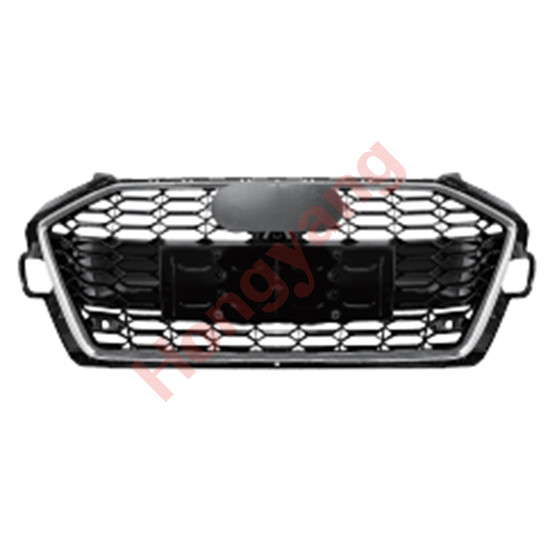 Car Auto Spare Parts Bodykit Grille for Audi A4 Upgrade to S4 Silver 2021 2022 2023 2024,www.hongyangcorp.com,Car Auto Spare Parts Bodykit Grille for Audi A4 Upgrade to S4 Silver 2021 2022 2023 2024